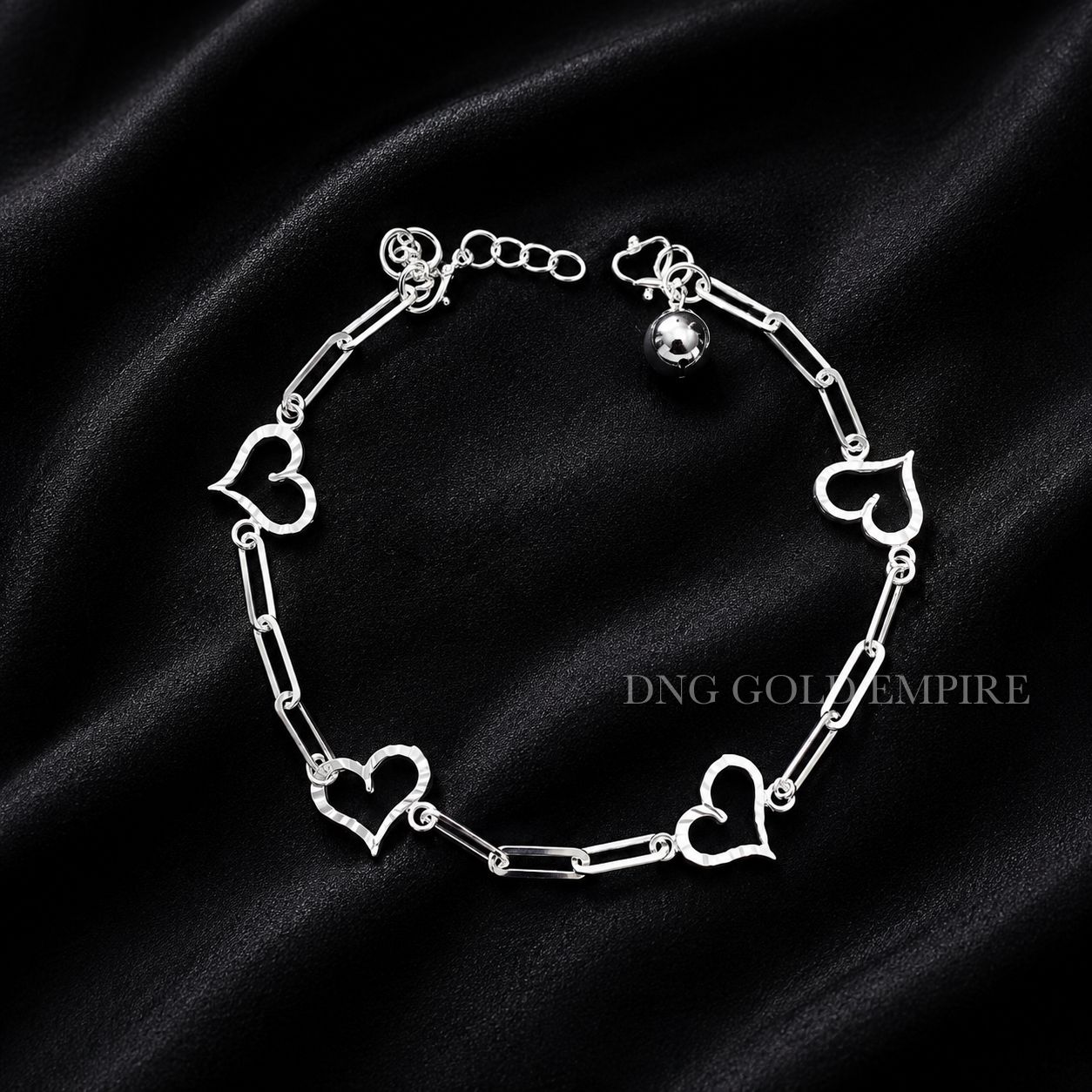 Rantai Tangan Paperclip Love