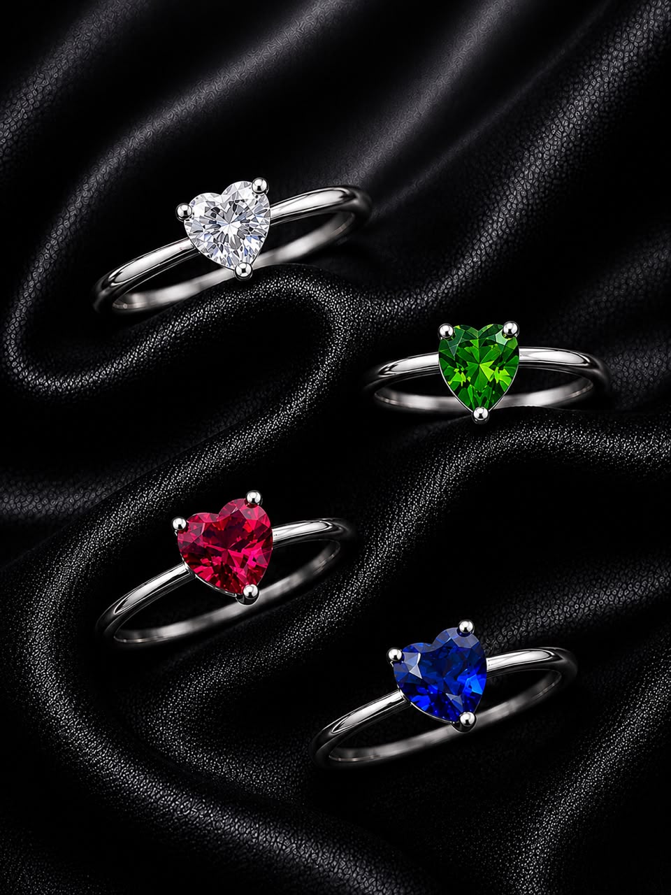 Cincin Love Batu Putih