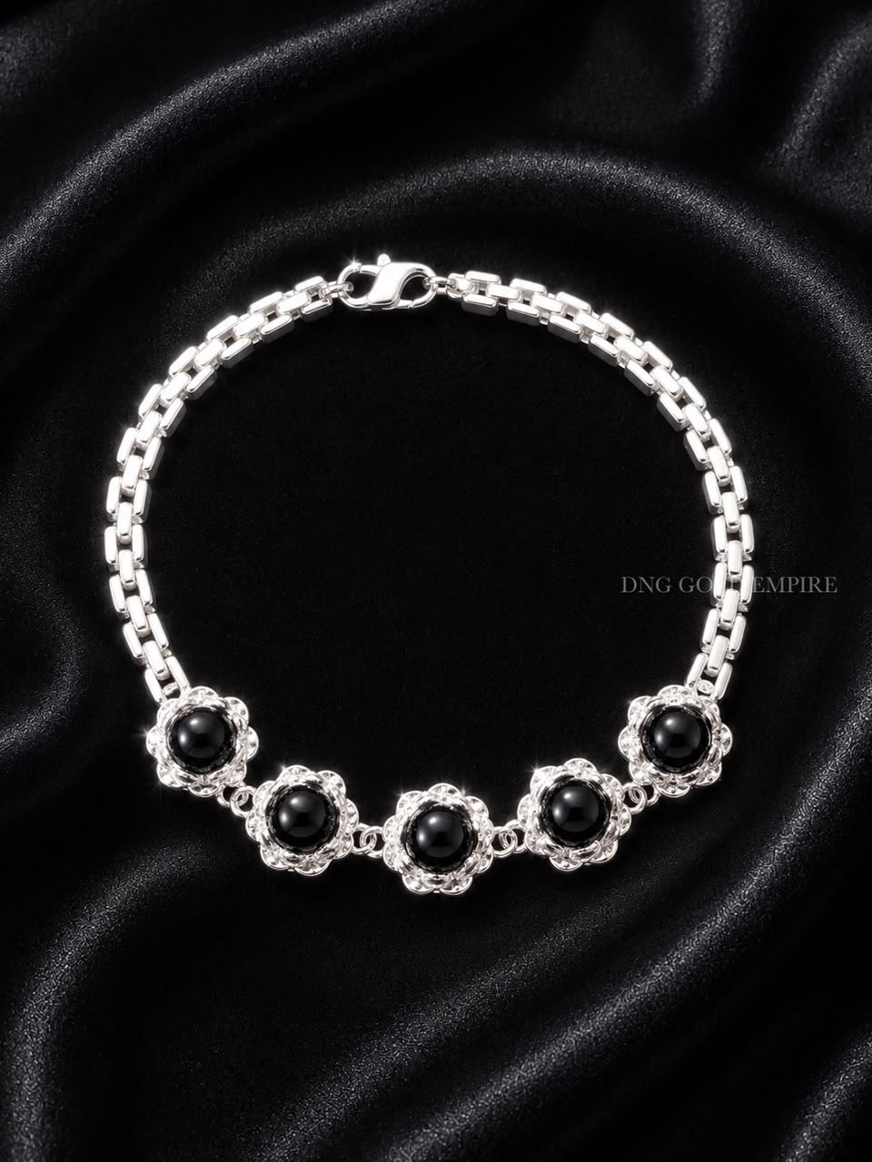 Rantai Tangan Onix Bunga