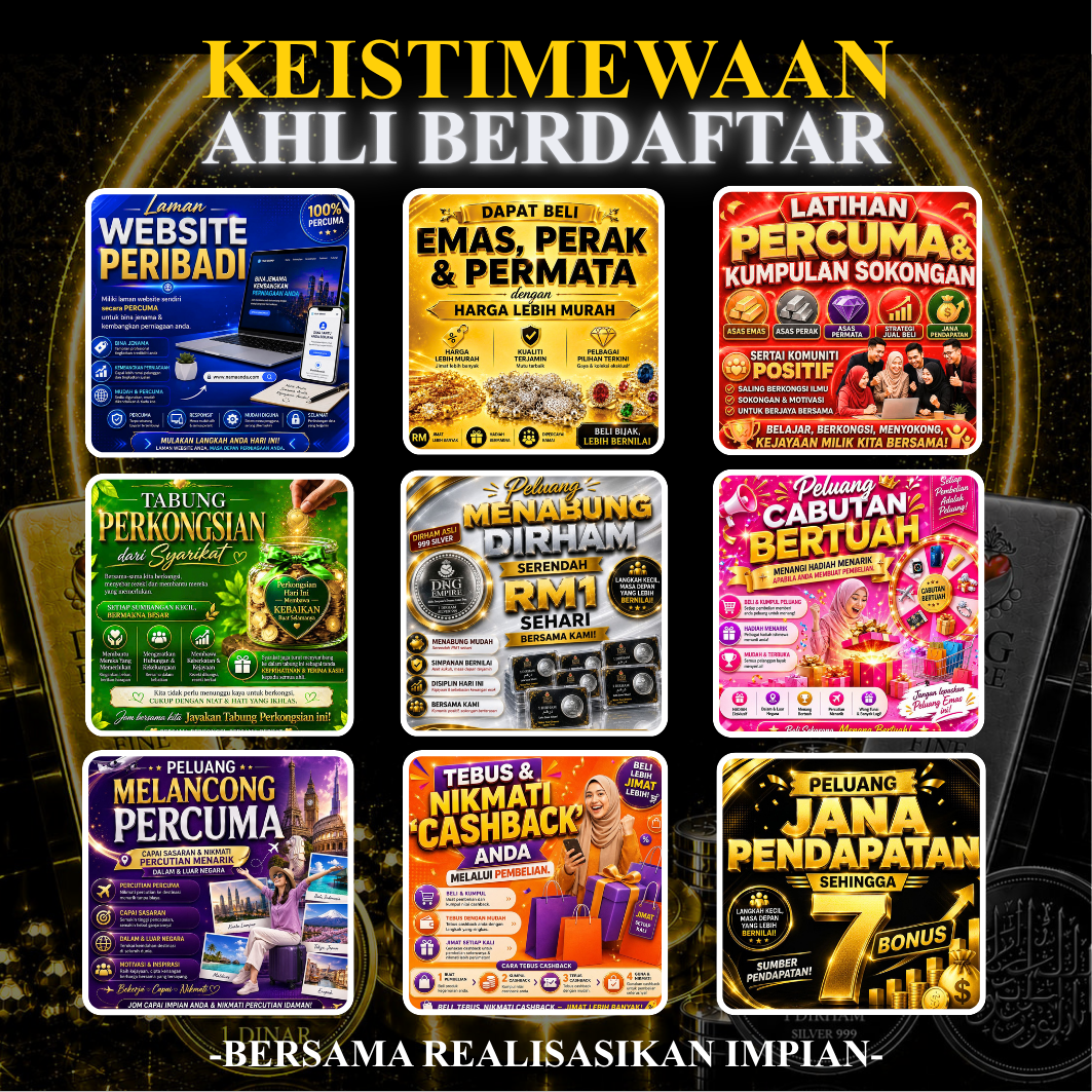 DNG Empire – Keistimewaan Ahli